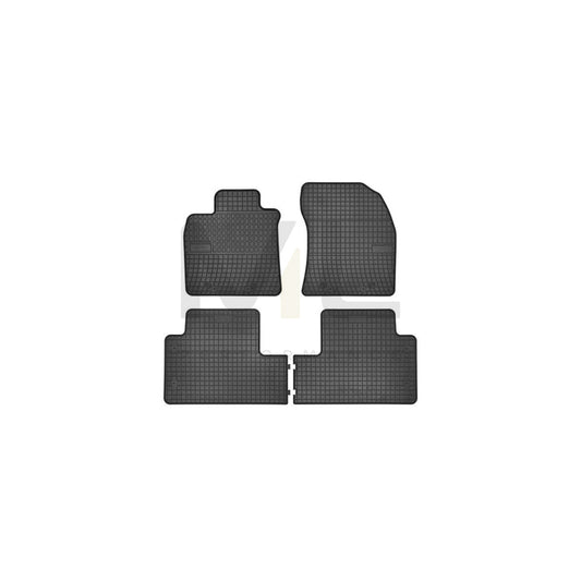 FROGUM Tailored 0802 Floor mat set for TOYOTA Avensis III Saloon (T27) Elastomer, Front and Rear, Quantity: 4, Black | ML Performance Car Parts