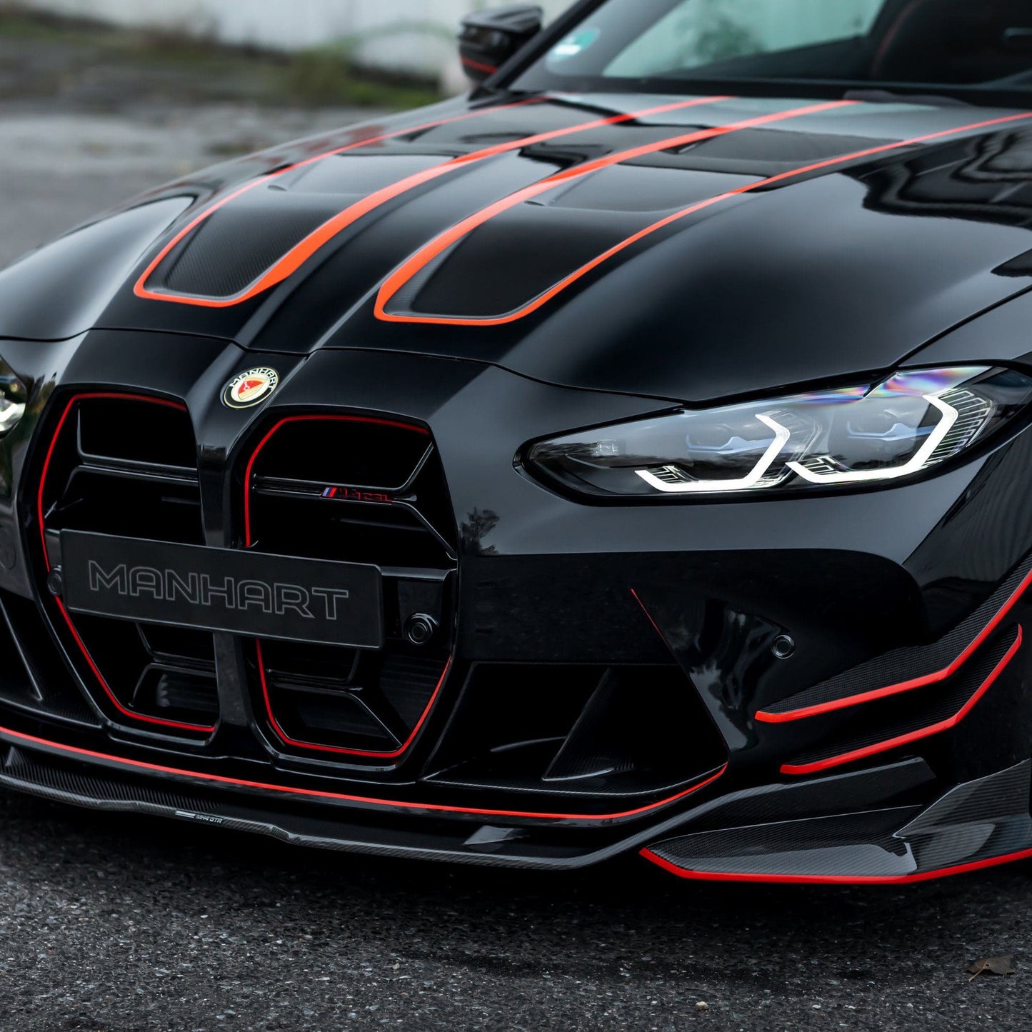 MANHART MH2G8011220 CARBON HOOD FOR BMW G8X M3 / M4 (COMPETITION / CSL) WITH GTR AIR-VENTS