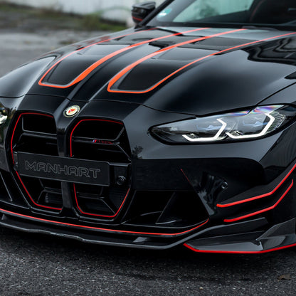 MANHART MH2G8011220 CARBON HOOD FOR BMW G8X M3 / M4 (COMPETITION / CSL) WITH GTR AIR-VENTS