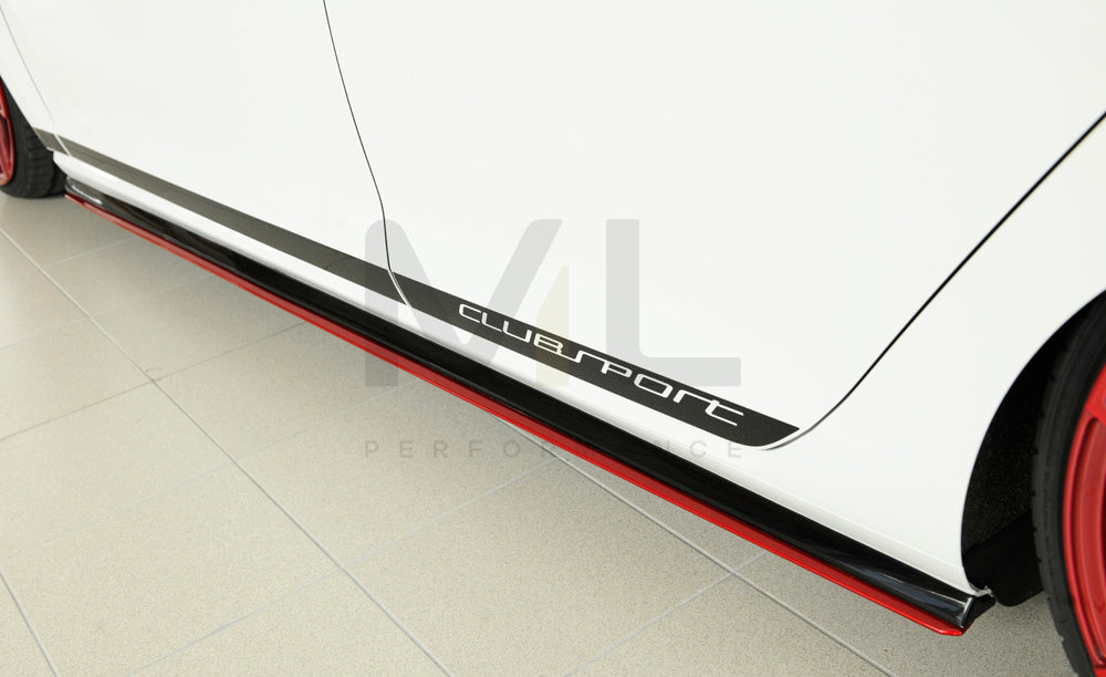 Rieger 00059575 VW R & GTI Clubsport Side Skirt Splitter 3 | ML Performance UK Car Parts