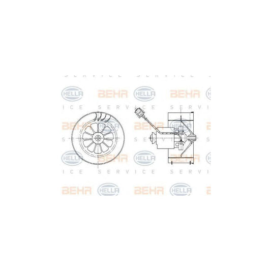 Hella 8EW 009 158-331 Interior Blower