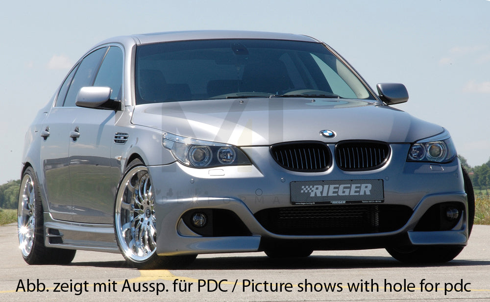 Rieger 00053612 BMW 5 Series E60 E61 Front Bumper 3 | ML Performance UK Car Parts