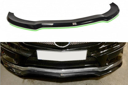 Maxton Design ME-CLA-117-AMG-FD1T Front Splitter V.1 Mercedes Benz CLA 45 AMG C117 (Pre-Facelift) | ML Performance UK Car Parts