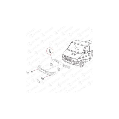 Covind 038/ 98 Mounting Bracket, Bumper For Iveco Daily | ML Performance UK