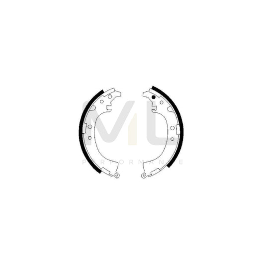 BOSCH 0 986 487 424 Brake Shoe Set | ML Performance Car Parts