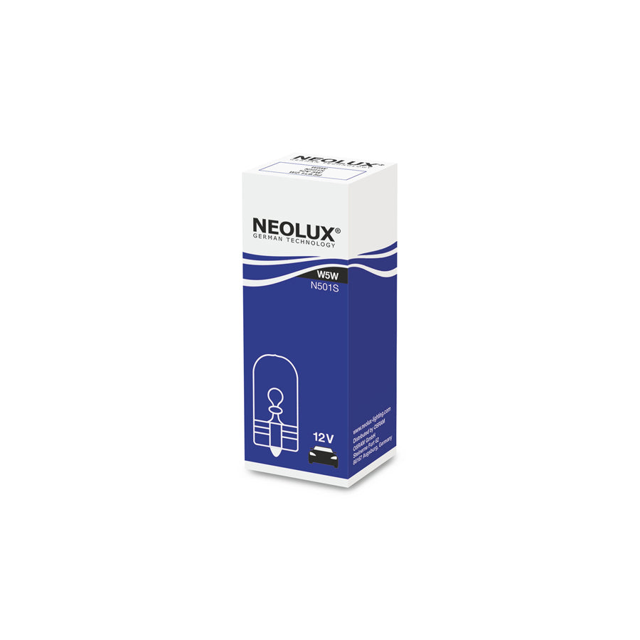 NEOLUX  N501S 12v 5w W2.1x9.5d (501) Single box | ML Performance