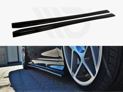 Maxton Design SA-9-3-TX-SD1T Side Skirts Diffusers Saab 9-3 Turbo X / Aero Facelift | ML Performance UK Car Parts