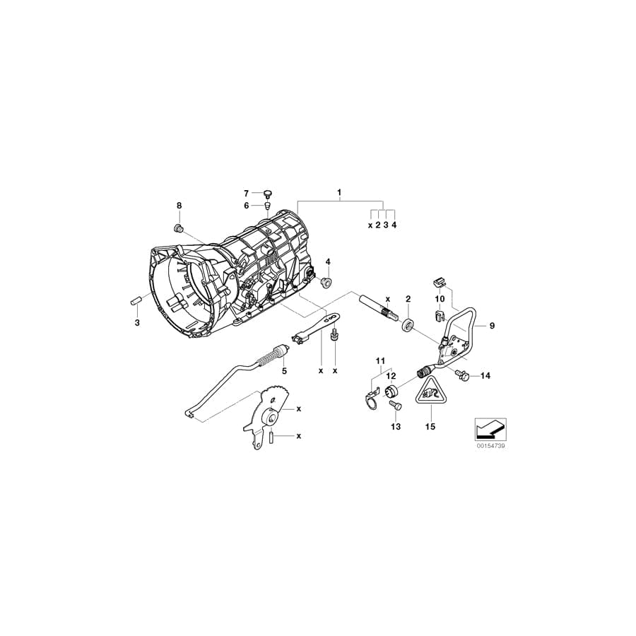 Genuine BMW 24101421795 E46 E31 E38 Cable Clamp (Inc. Z4 2.5i, Z4 3.0i & 528i) | ML Performance UK Car Parts