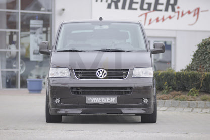 Rieger 00059250 VW T5 Front Splitter 7 | ML Performance UK Car Parts