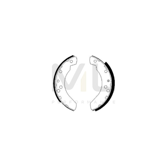 BOSCH 0 986 487 242 Brake Shoe Set | ML Performance Car Parts