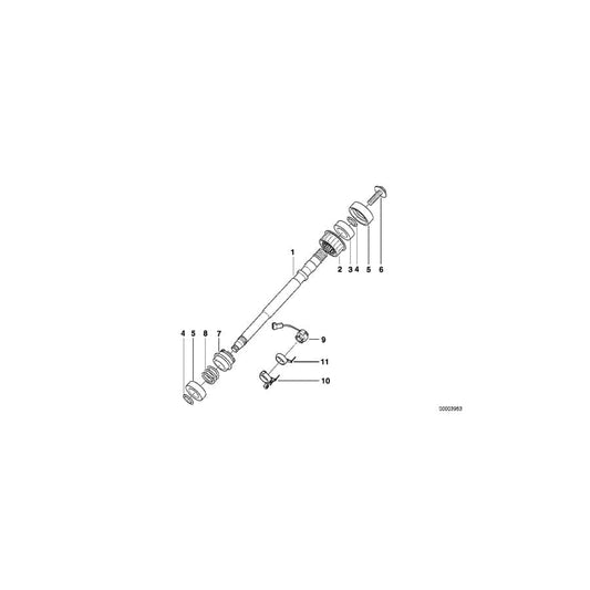 Genuine BMW 32351182244 E39 E38 Steering Angle Sensor (Inc. 528i, 728iL & 740iL) | ML Performance UK Car Parts