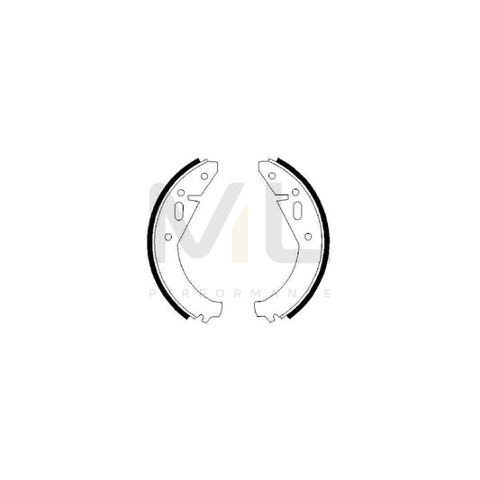 BOSCH 0 986 487 321 Brake Shoe Set | ML Performance Car Parts