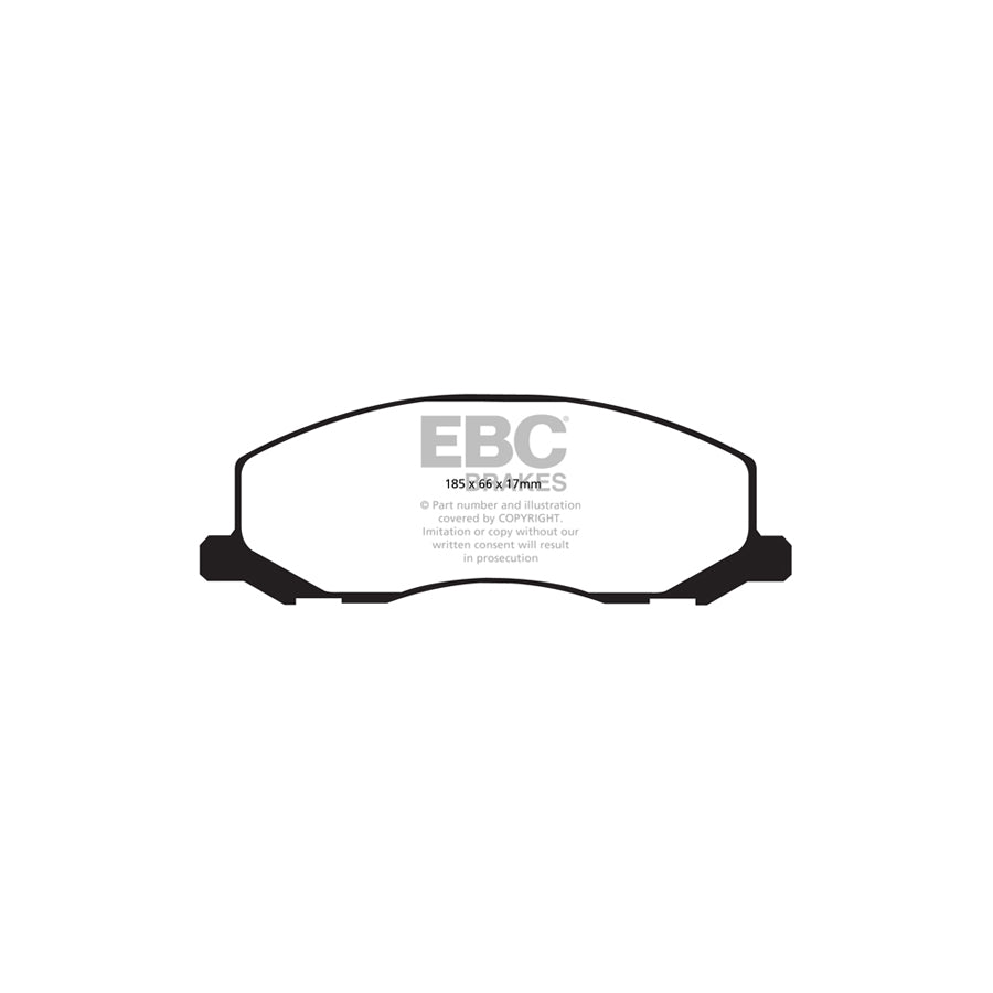 EBC DP22015 Opel Saab Vauxhall Greenstuff Front Brake Pads - TRW Caliper (Inc. Insignia & 9-5) 2 | ML Performance UK Car Parts