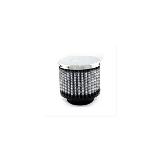  aFe 18-01501 1-1/2 IN F x 3 IN B x 3 IN T x 2-1/2 IN H - w/ Chrome Top Crankcase Vent Filter  | ML Performance UK Car Parts
