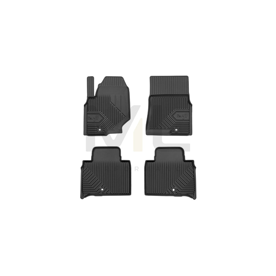 FROGUM Tailored, No.77 77408784 Floor mat set for SSANGYONG Rexton (Y400) Elastomer, Front and Rear, Quantity: 4, Black | ML Performance Car Parts