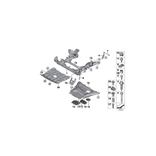Genuine BMW 07146885389 G06 G05 G07 Star-Socket Screw M14X1.5X119 (Inc. X6 M50iX, X6 M50dX & X5 M50dX) | ML Performance UK Car Parts