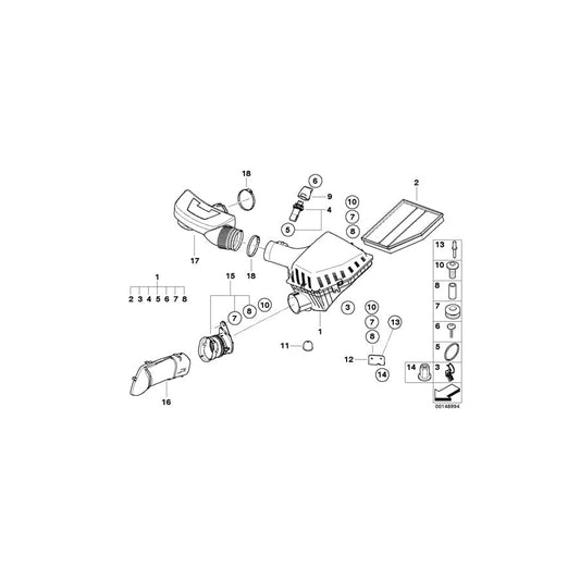 Genuine BMW 13717533931 E64 E60 Rubber Boot (Inc. 650i, 550i & 540i) | ML Performance UK