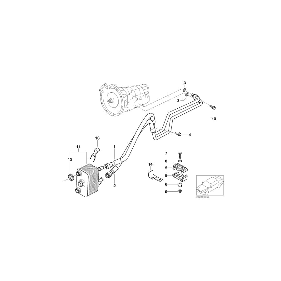 Genuine BMW 32416758253 E53 Holder (Inc.  & X5 3.0d) | ML Performance UK Car Parts