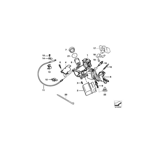 Genuine BMW 32311162911 E53 E39 E52 Pipe Clamp (Inc. 840Ci, 740iLP & 520d) | ML Performance UK Car Parts