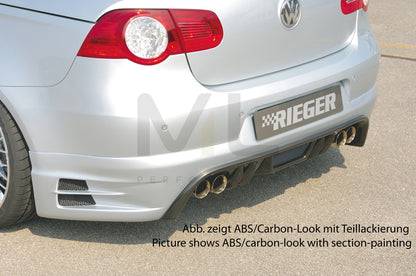 Rieger 00099751 VW 1F EOS Rear Diffuser 1 | ML Performance UK Car Parts
