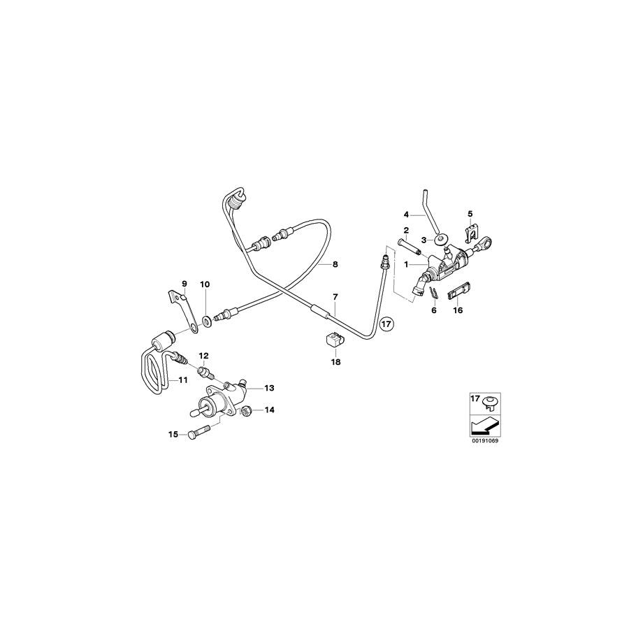 Genuine BMW 21526764874 E64 E60 E63 Lock Valve (Inc. 630i) | ML Performance UK Car Parts