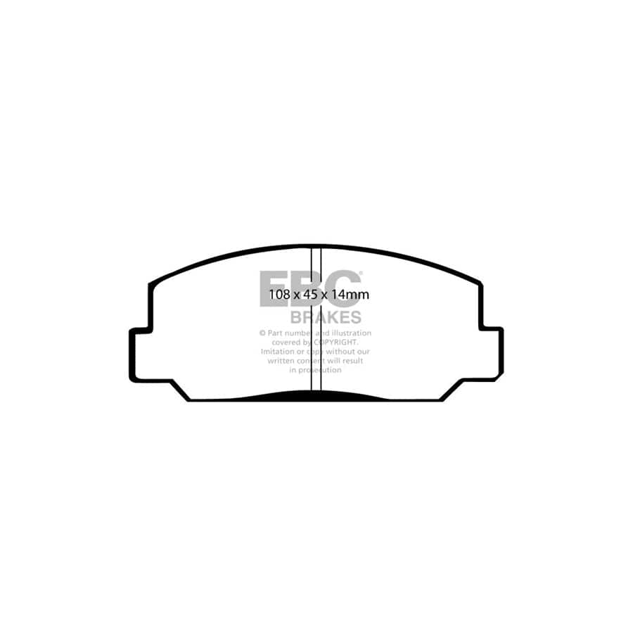 EBC PDKF828 Honda Accord Ultimax Front Brake Pad & Plain Disc Kit 2 | ML Performance UK Car Parts