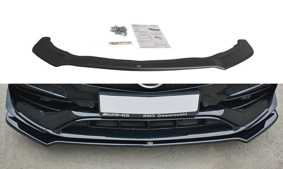 Maxton Design ME-CLA-117F-AMG-FD2T Front Splitter V.2 Mercedes Benz CLA 45 AMG C117 (Facelift) | ML Performance UK Car Parts