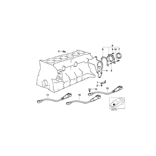 Genuine BMW 11427741148 Oil Spraying Nozzle S50B32 (Inc. E36 M3 Gr.A) | ML Performance UK Car Parts