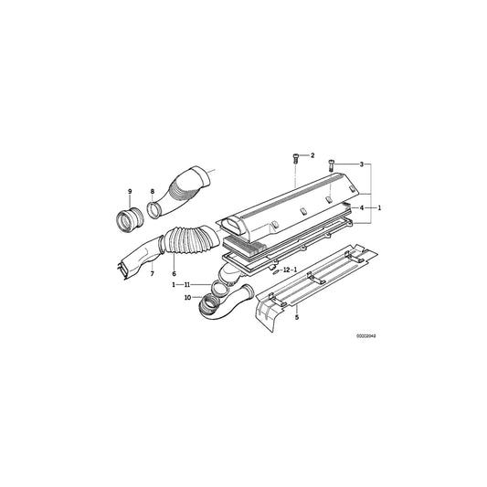 Genuine BMW 13712244256 E34 Rubber Boot (Inc. 525td & 525tds) | ML Performance UK
