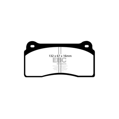 EBC PD04KF137 Aston Martin Daimler Jaguar Bluestuff Front Brake Pad & Plain Disc Kit - Brembo Caliper 2 | ML Performance UK Car Parts