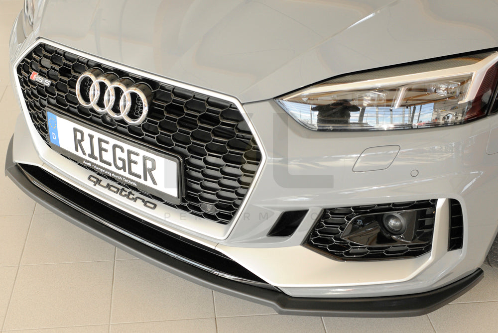 Rieger 00055484 Audi B9 F5 RS5 Front Splitter 2 | ML Performance UK Car Parts