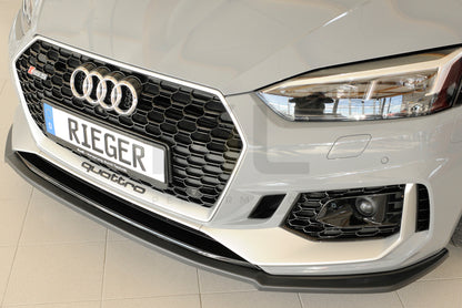Rieger 00055484 Audi B9 F5 RS5 Front Splitter 2 | ML Performance UK Car Parts