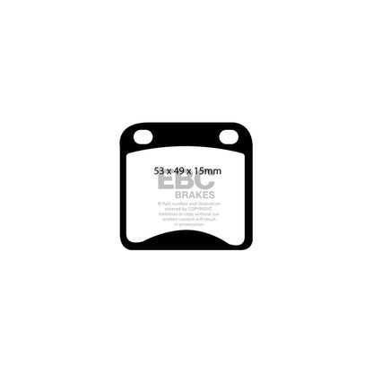 EBC DP158 Honda Ultimax Front Brake Pads (Inc. N600 & S600) 2 | ML Performance UK Car Parts