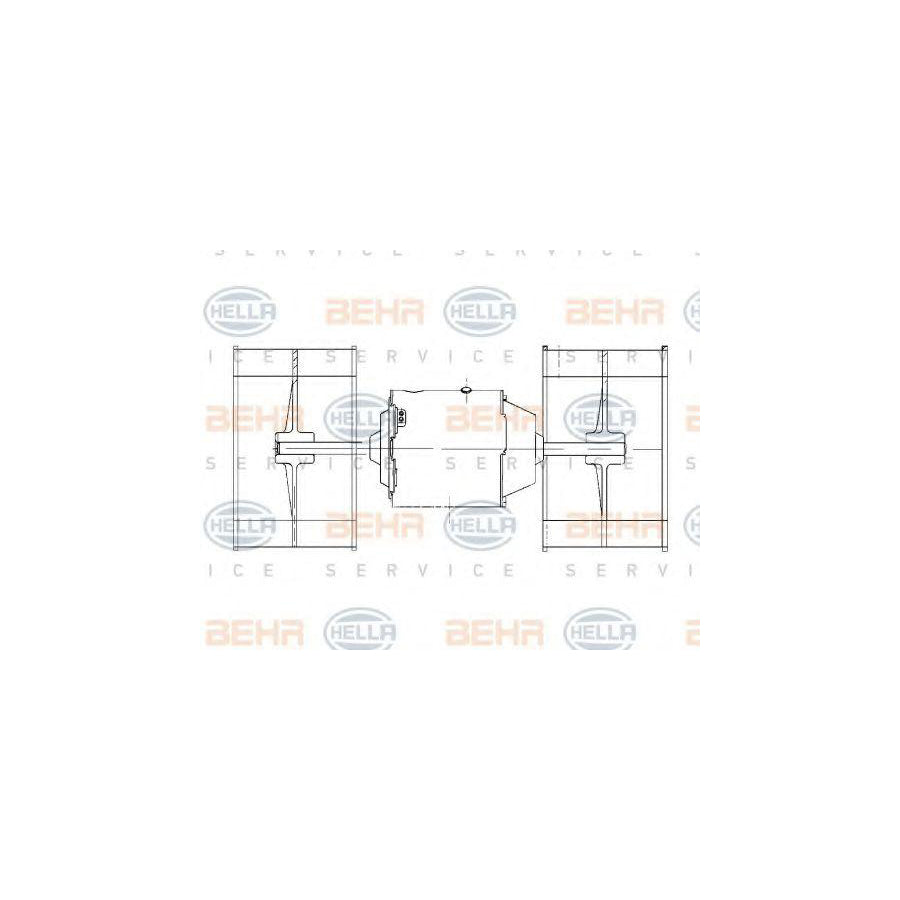 Hella 8EW 009 158-651 Interior Blower
