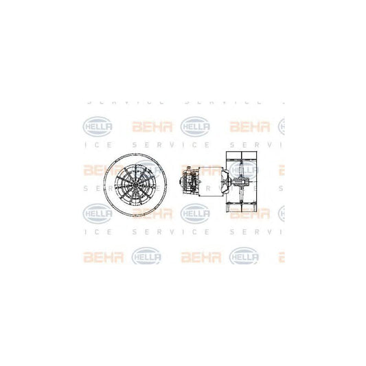 Hella 8EW 009 158-631 Interior Blower