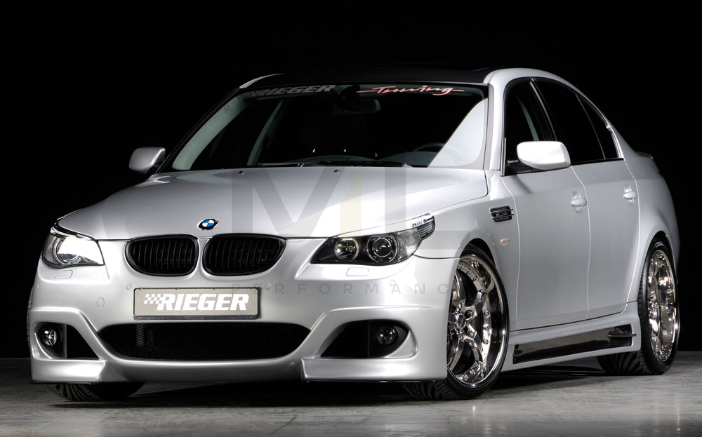 Rieger 00053611 BMW 5 Series E60 E61 Front Bumper 6 | ML Performance UK Car Parts