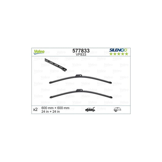 Valeo Silencio X.Trm 577833 Wiper Blade For Bentley Continental Flying Spur | ML Performance UK Car Parts