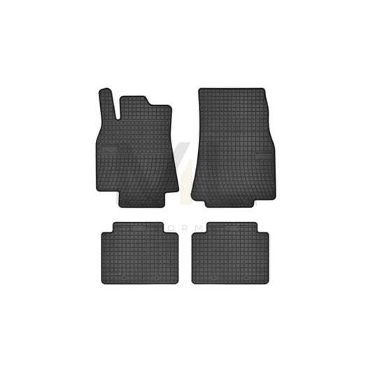 FROGUM Tailored 546399 Floor mat set suitable for MERCEDES-BENZ B-Class (W245) Elastomer, Front and Rear, Quantity: 4, Black | ML Performance Car Parts