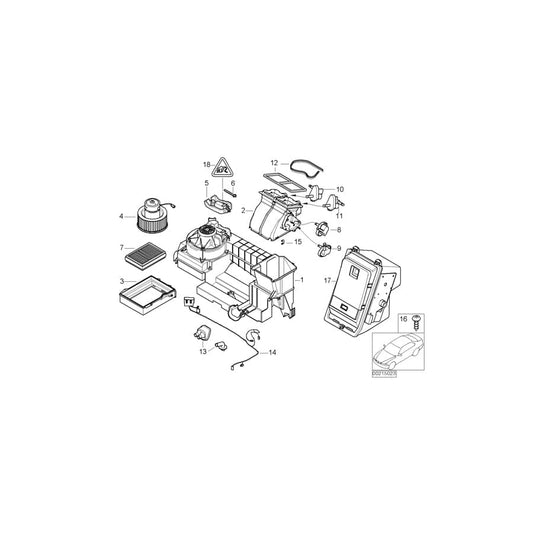 Genuine BMW 64116923438 E66 E67 Set Of Gaskets (Inc. 760LiS, 730Li & 745Li) | ML Performance UK Car Parts