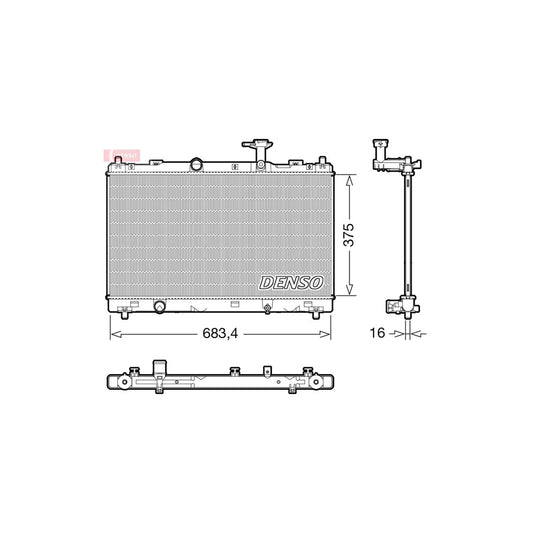 Denso DRM47038 Drm47038 Engine Radiator | ML Performance UK