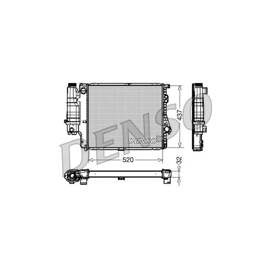 Denso DRM05043 Drm05043 Engine Radiator For Bmw 5 Series | ML Performance UK