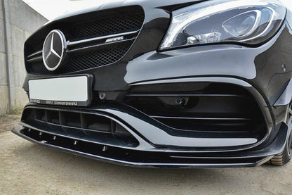 Maxton Design Mercedes Benz CLA 45 AMG C117 (Facelift) Front Splitter V.1