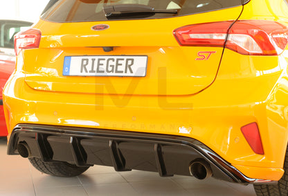 Rieger 00088179 Ford DEH Focus 4 ST Rear Diffuser 4 | ML Performance UK Car Parts