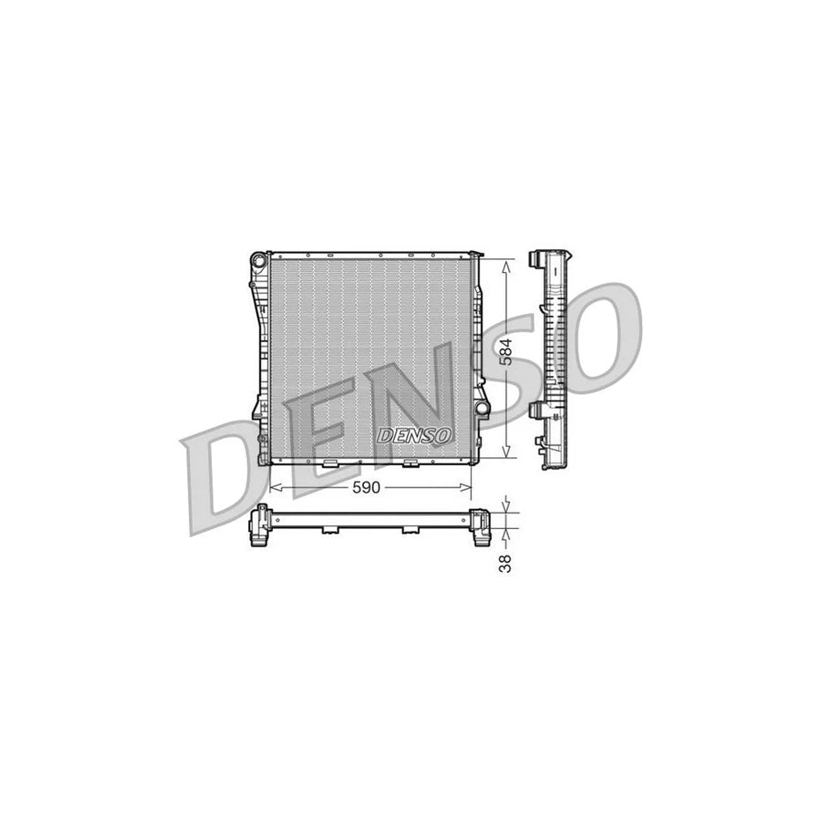 Denso DRM05117 Drm05117 Engine Radiator For Bmw X5 (E53) | ML Performance UK