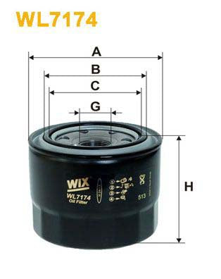 WIX Filters WL7174 Oil Filter