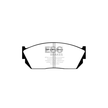 EBC PDKF829 Honda Accord Ultimax Front Brake Pad & Plain Disc Kit 2 | ML Performance UK Car Parts