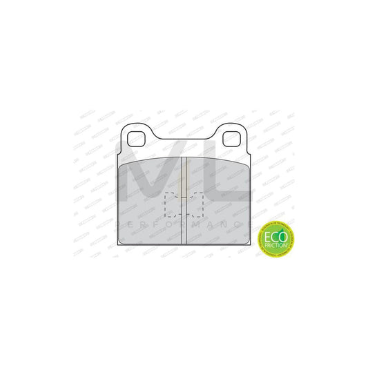 Ferodo Premier Eco Friction Fdb346 Brake Pad Set With Acoustic Wear Warning, With Accessories | ML Performance Car Parts