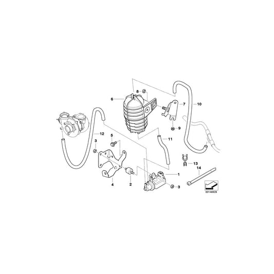 Genuine BMW 11657785498 E46 Holder (Inc. 330d, 330Cd & 330xd) | ML Performance UK Car Parts