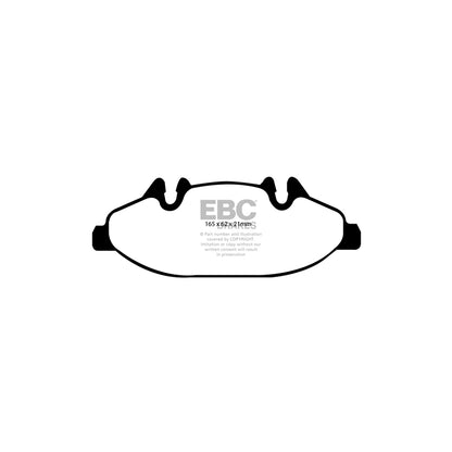 EBC PD11KF549 Mercedes-Benz Viano Greenstuff Front Brake Pad & GD Disc Kit - Bosch Caliper 2 | ML Performance UK Car Parts