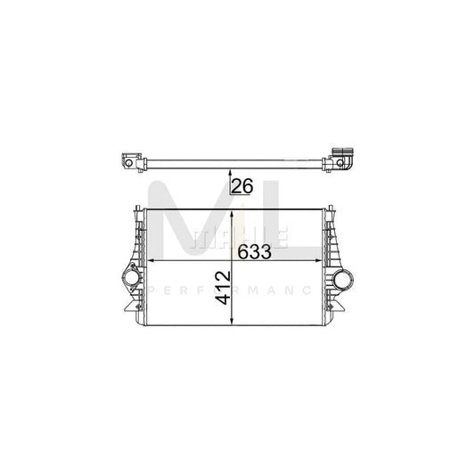 MAHLE ORIGINAL CI 197 000S Intercooler | ML Performance Car Parts